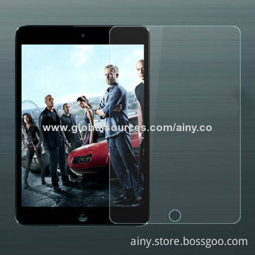 Screen Protector Films, Tempered Glass/Ultra Transparent/Anti-shatter/Suitable for Apple iPad Mini